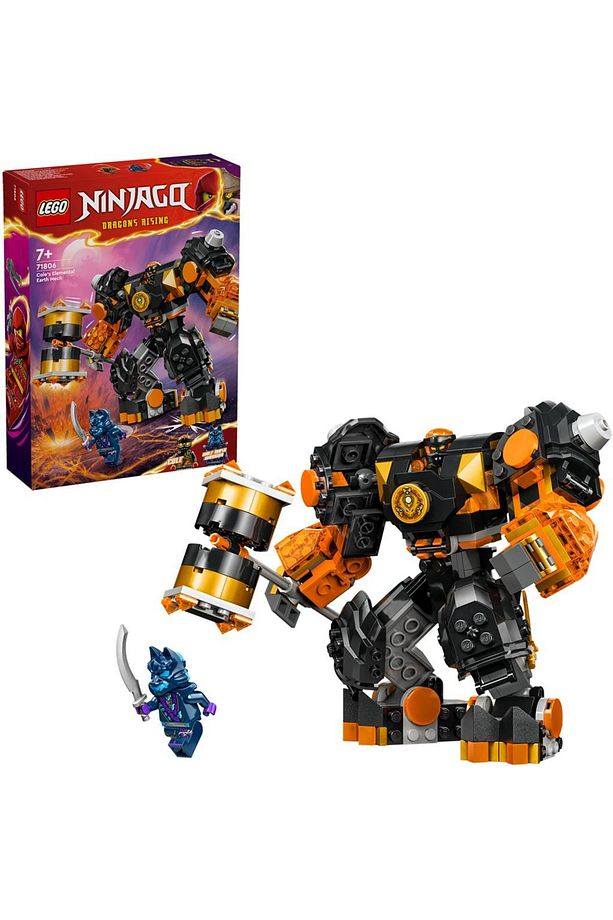 ® NINJAGO® Cole'un Toprak Elementi Robotu 71806 - 7+ Yaratıcı Oyuncak Yapım Seti (235 Parça) - 6