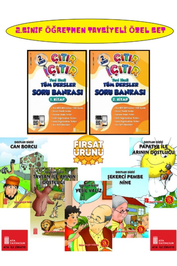 2. Classroom All Lessons Çıtır Çıtır Soru Bankası Seti Colorful Story Set of 5