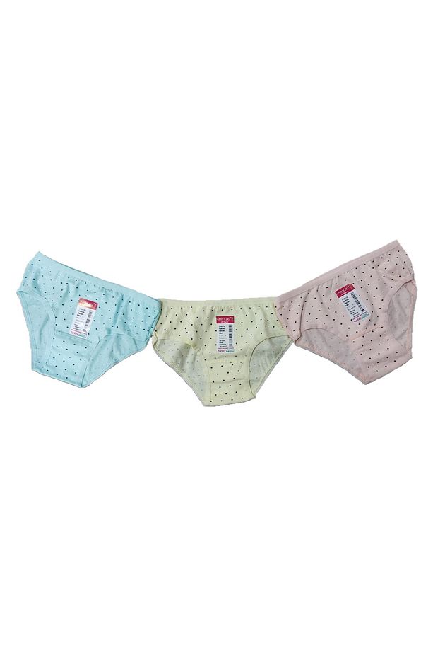 Kız Çocuk Empirme Elastan Külot/Slip 6 Adet - 3