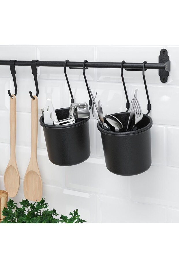 حاوية، سوداء، 14×16 سم - 2