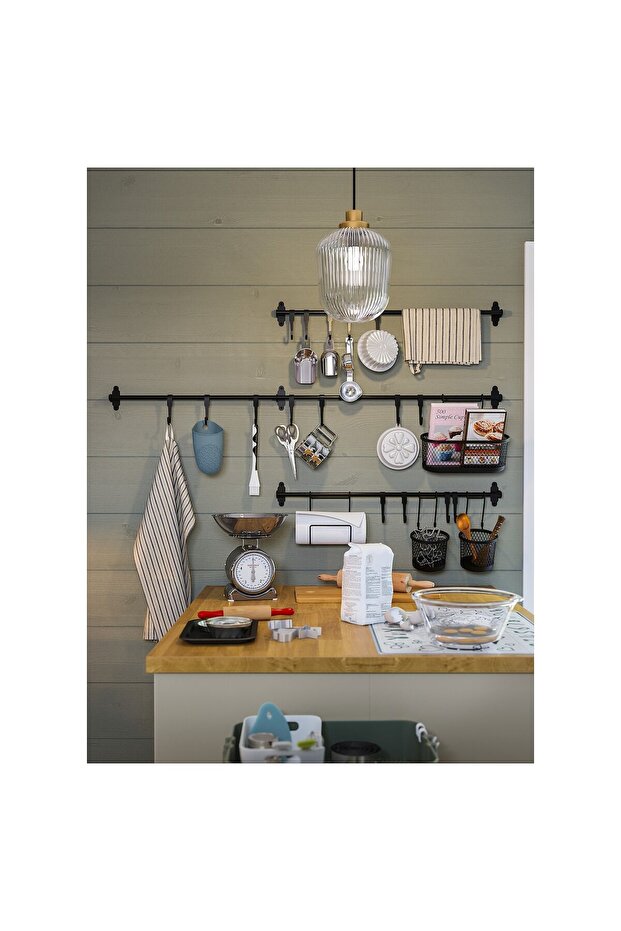 حاوية، سوداء/شبكية، 31×16 سم - 2