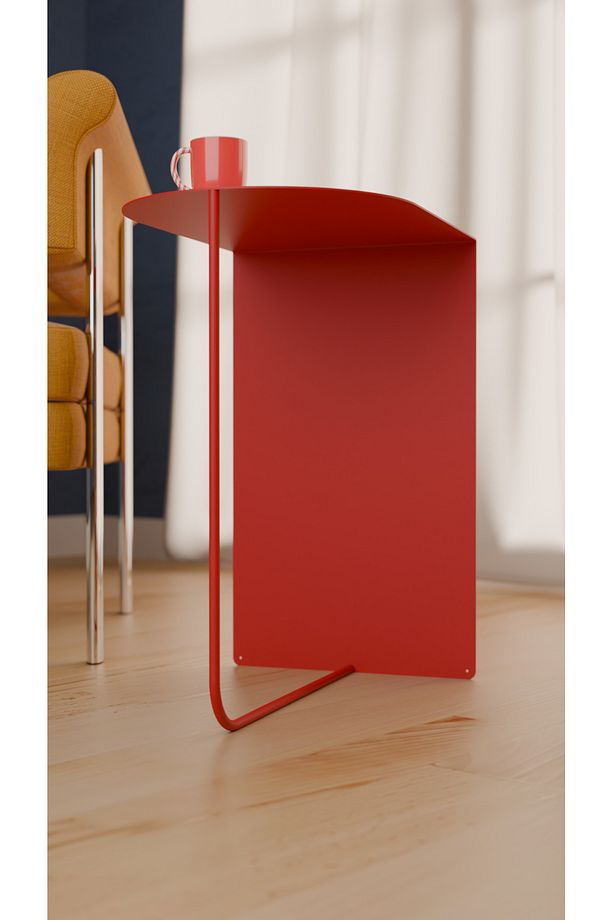 Modern ve Minimalist Yan Sehpa - Yüksek Kalite Çelik, Çok Renkli Seçenekler - 5