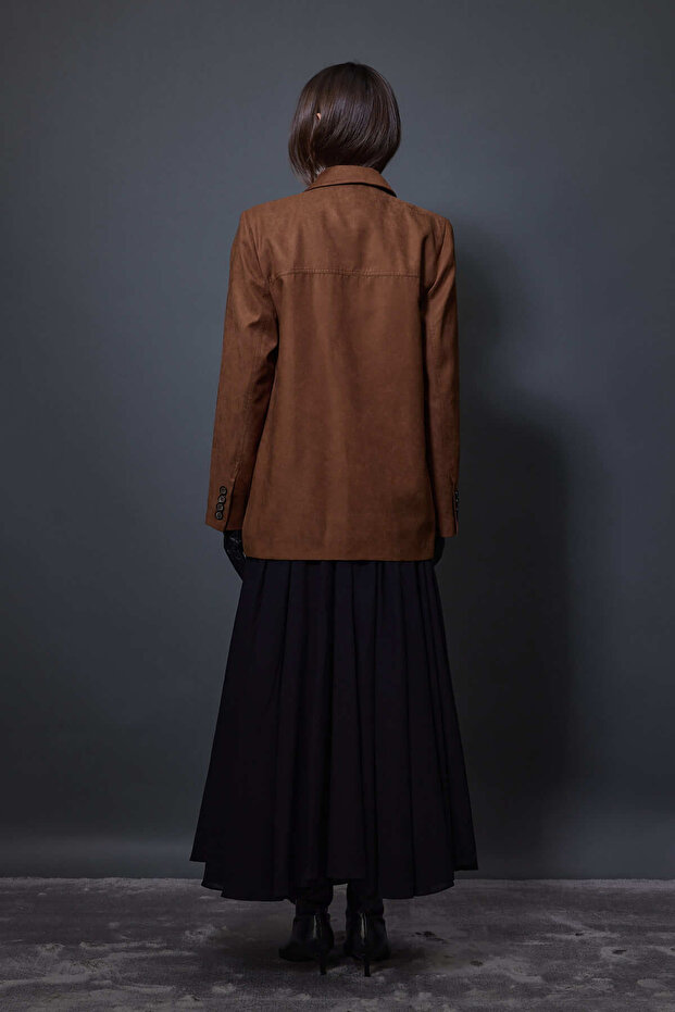 سترة من جلد الغزال الجملي - 8