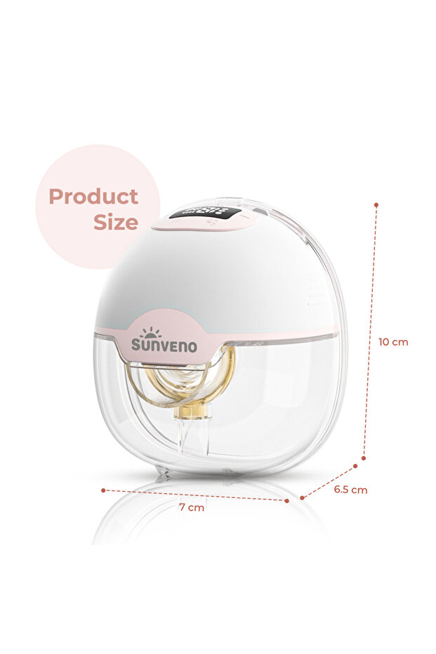 مضخة الثدي الذكية الأوتوماتيكية القابلة للارتداء - بيضاء - 8