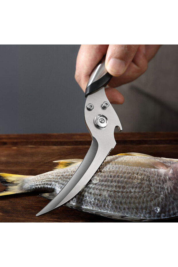 Cutting scissors and knife for kitchen - 2