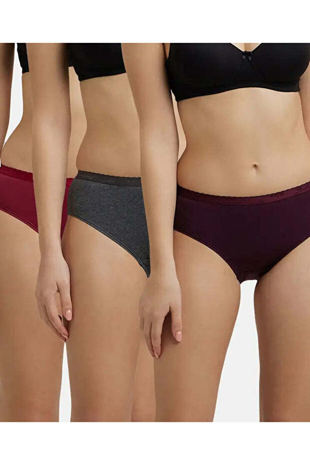 Simple Comfort Hipster Plain 3Pcs Pck 1523-03 Multicolor