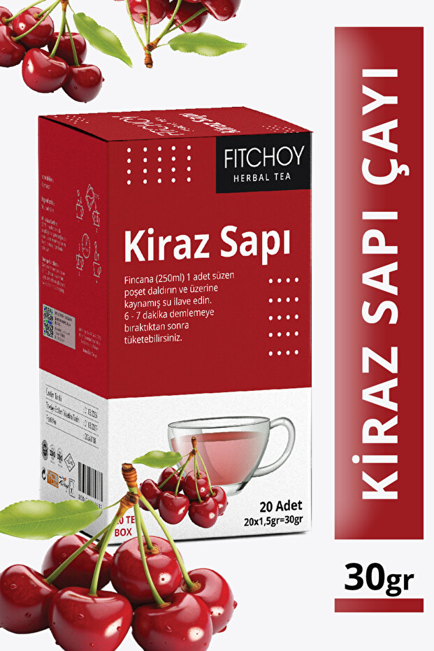 Kiraz Sapı Çayı 20 Adet - 1