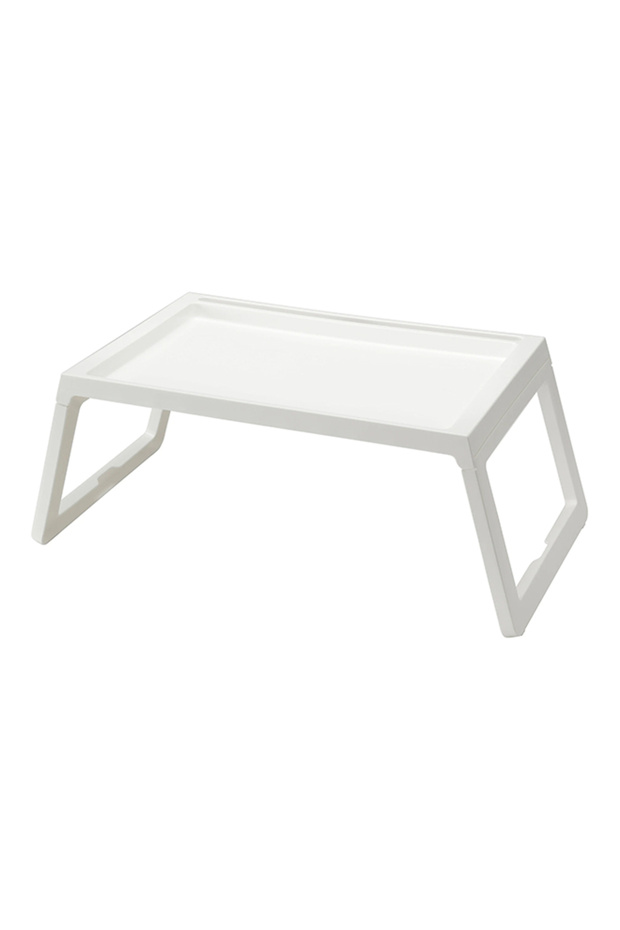 Folding Bed Table White - 1