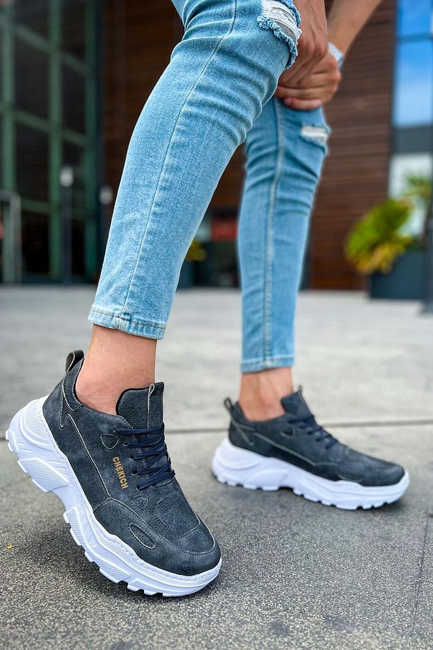 Ch089 Cbt Low Top Lace Up Erkek Ayakkabı Antrasıt - 3