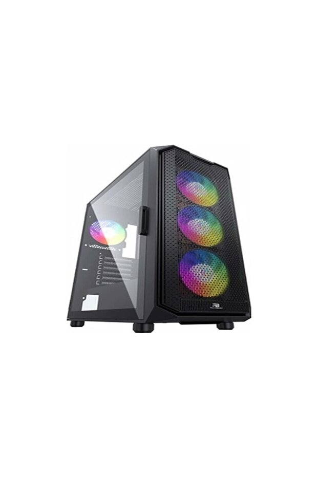 Powerboost VK-K521B 650 W 80+ USB 3.0 Mesh RGB ATX Mid Tower Kasa - 1