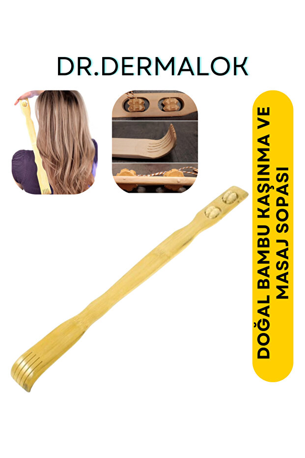 Natural Bamboo Itching and Massage Stick