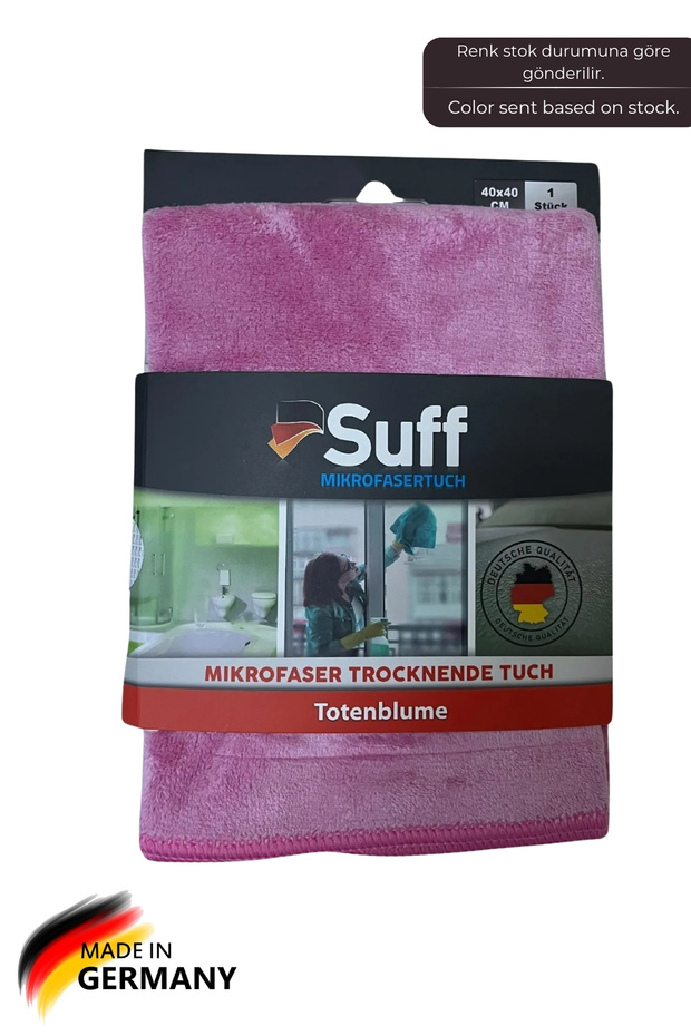 Kadife Çiçeği Mikrofiber Kurulama Bezi 40 X 40 Cm, 1 Adet - 5