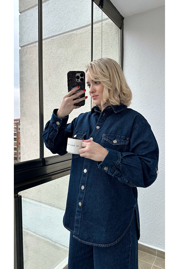 Denim İkili Takım - 4