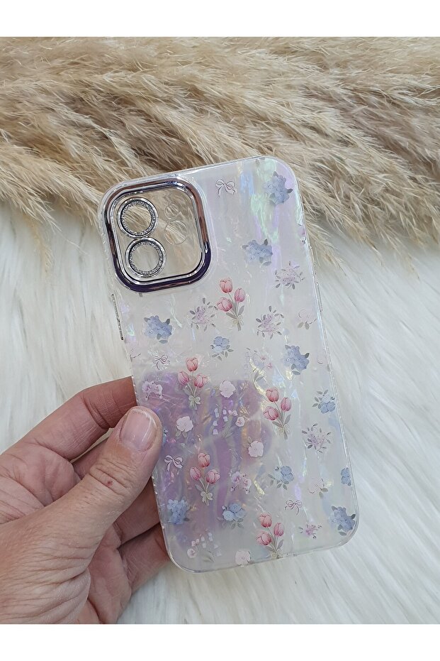 حافظة منقوشة متوافقة مع هاتف آيفون 11 مع حماية للعدسات الحجرية - 5