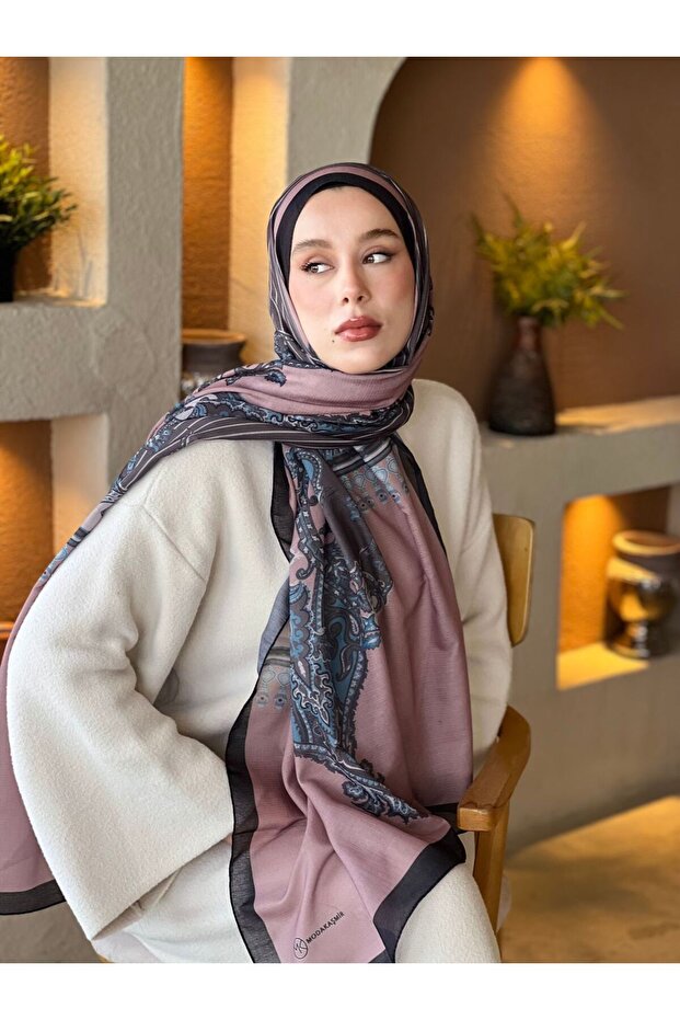 شال ميسلينا بنمط لينا - 1