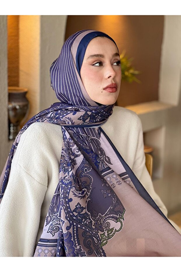 شال ميسلينا بنمط لينا - 1