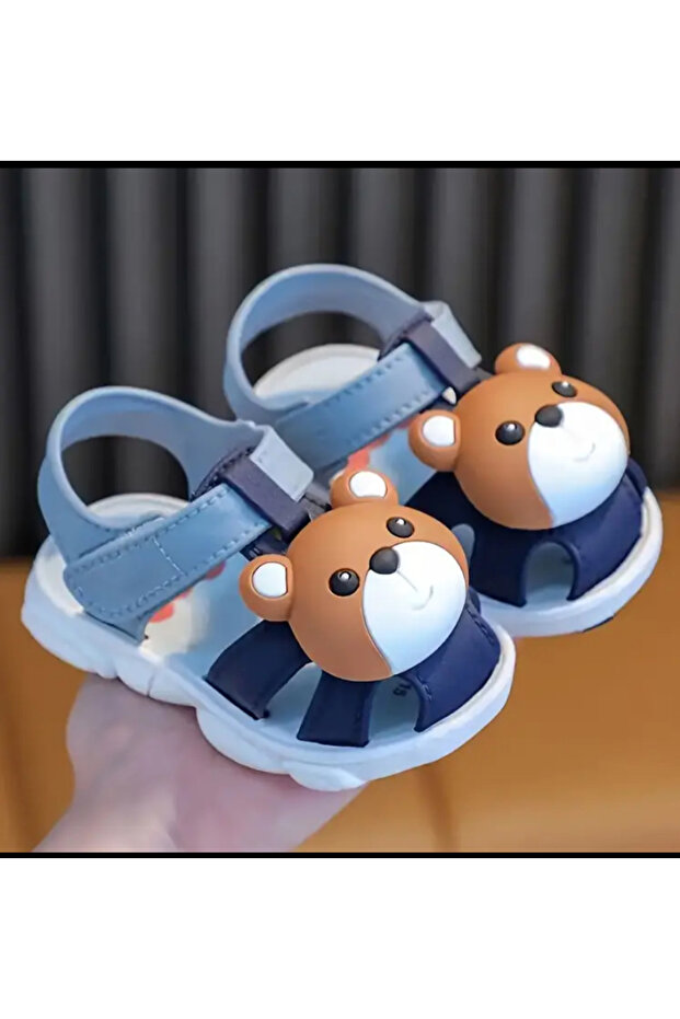 صندل مريح من السيليكون مع شكل الدبدوب 🐻