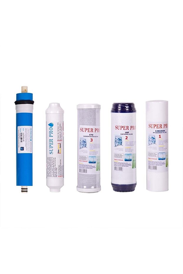 مجموعة فلتر خرطوشة مكونة من 5 قطع - 1