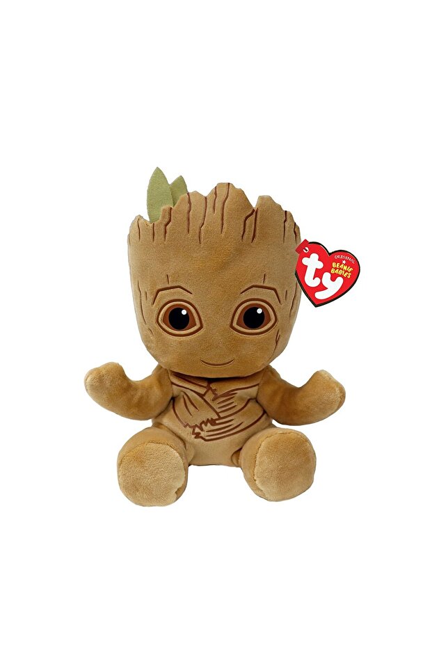 PLUS 15CM BEANIE BABIES SOFT MARVEL GROOT - 1