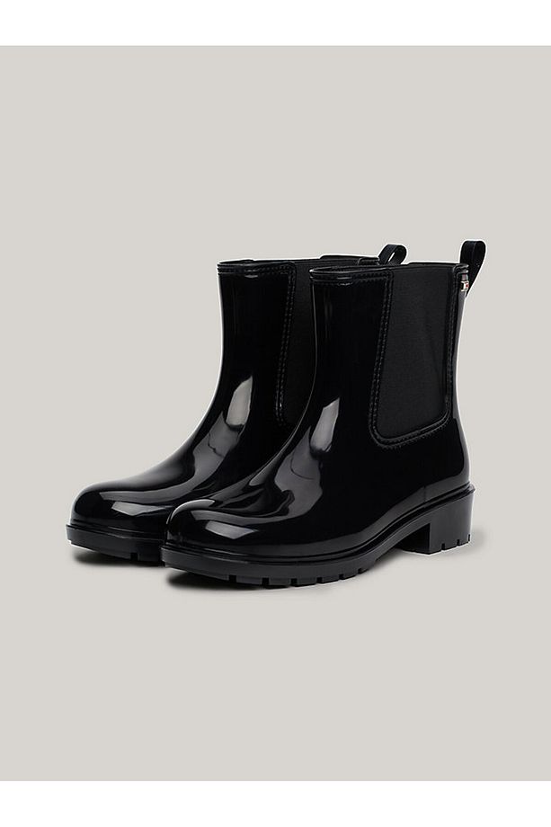Kadın Kışlık Su Geçirmez Lastikli Kaydırmaz Taban Siyah Bot & Bootie FW0FW08213-BDS - 2