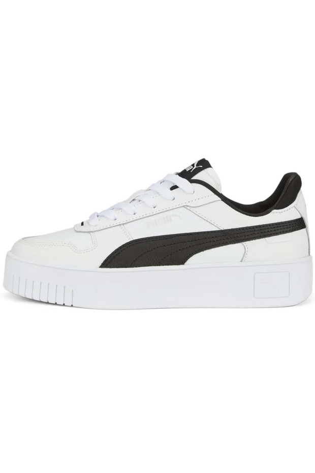 389390 Carina Street Sneaker Unisex Spor Ayakkabı BEYAZ-SİYAH - 1
