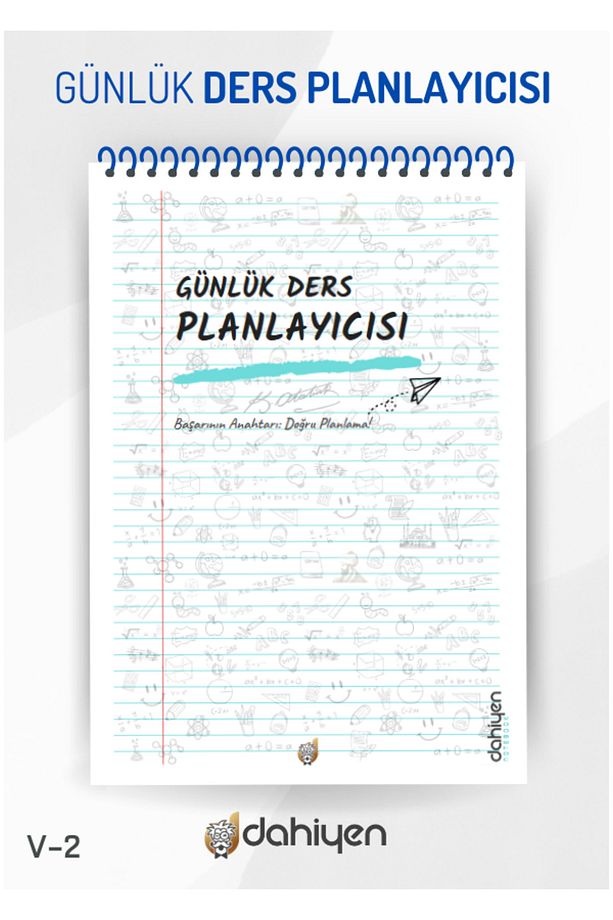 Günlük Ders Planlayıcısı | A5 Boyut - 2