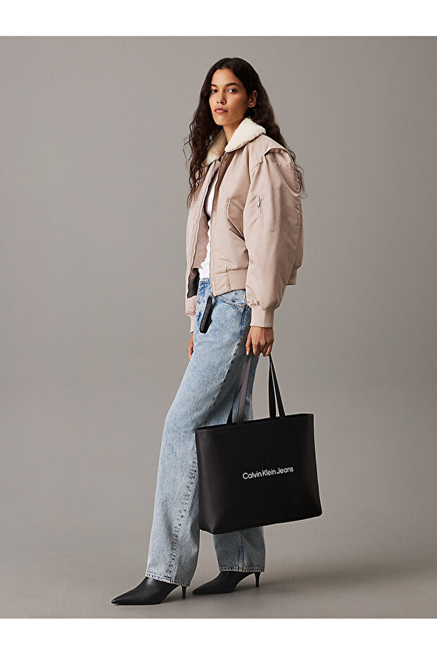 Kadın Sculpted Slim Tote Çanta - 2