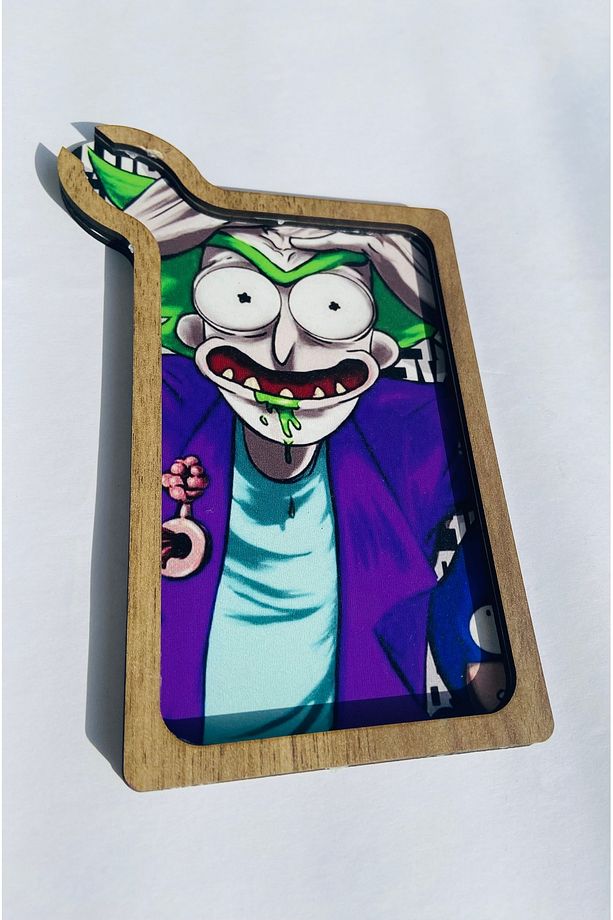 Joker Rick Ahşap Tütün Tepsi - 3