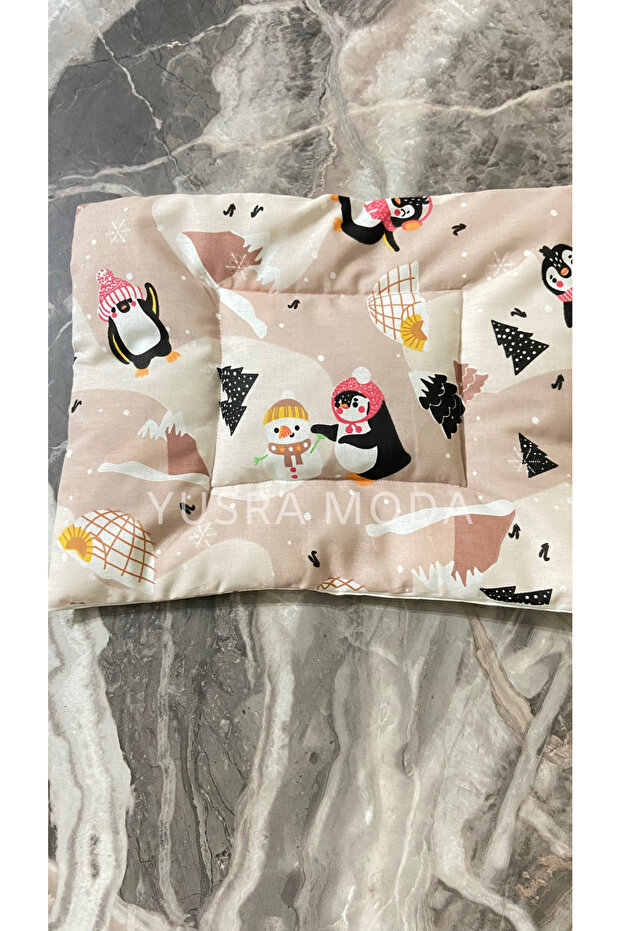 بساط تغيير/عربة أطفال قابل للطي بنمط البطريق - 4