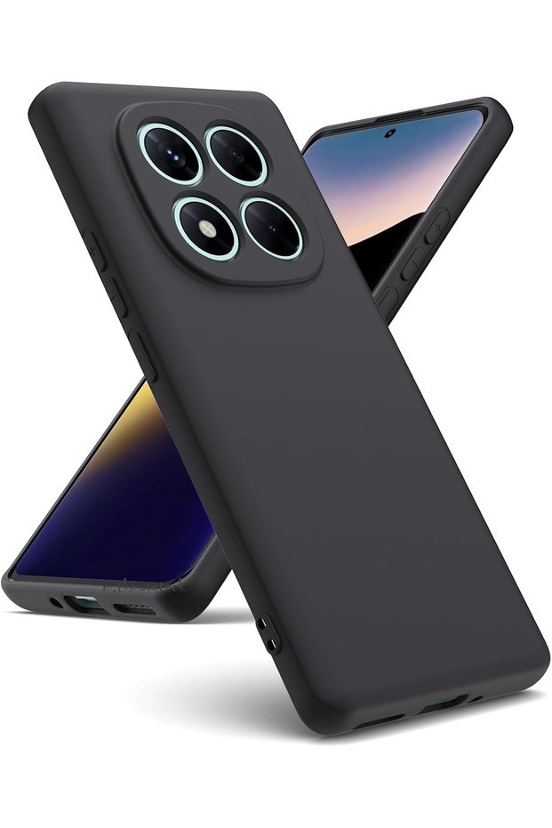 Case for xiaomi redmi note 14 pro 4g case camera protection soft colorful silicone cover wipeable matte feel