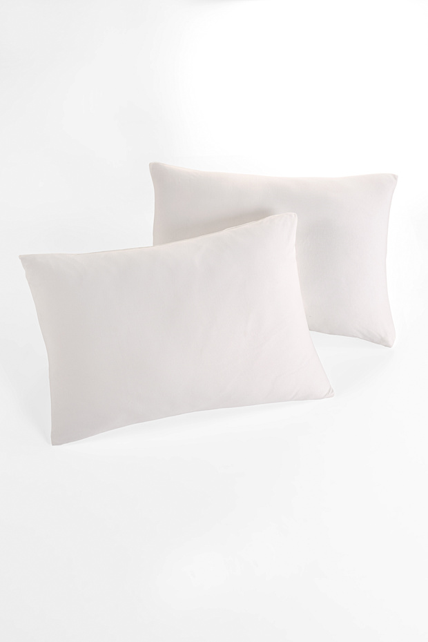Knitted 100% Cotton Flap 2 Pillow Case 50×70 cm