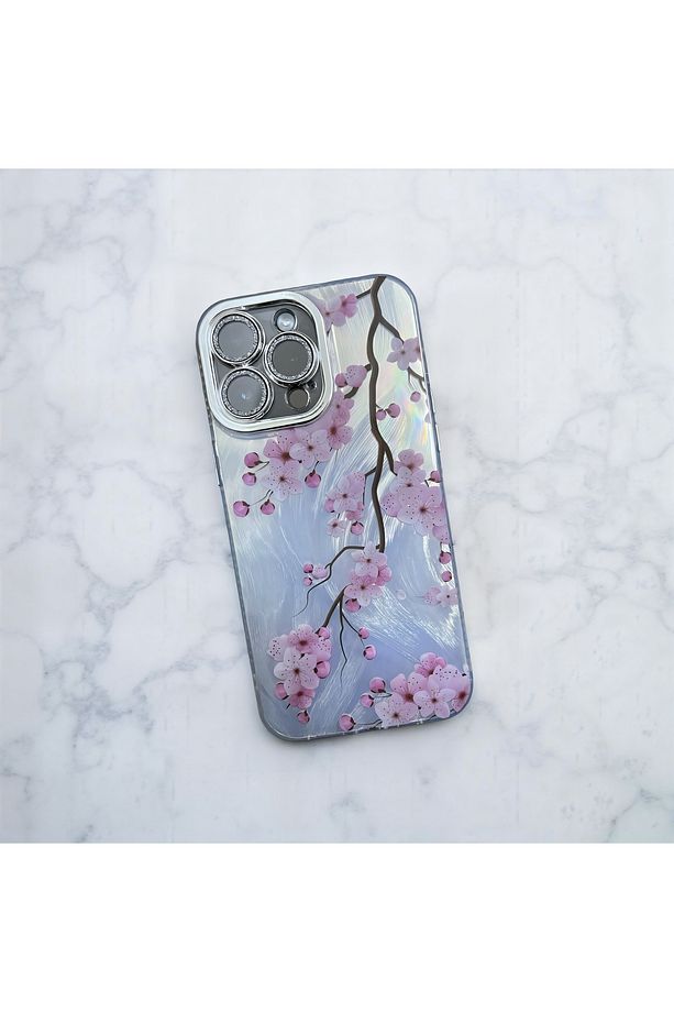 Iphone 11 Uyumlu Desenli Hologramlı Simli Kamera Koruyuculu Lux Kılıf Kapak - 1