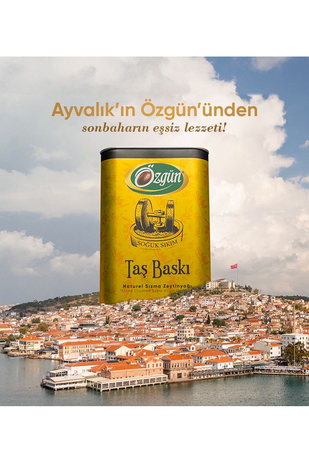 Taş Baskı 1 Lt Teneke Zeytinyağı - 2