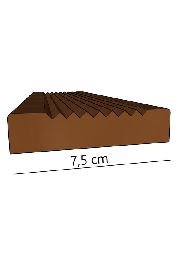 49cm Ahşap Deck Kahverengi Taban Tahtası Lambiri 49 Cm (5 Adet) - 4