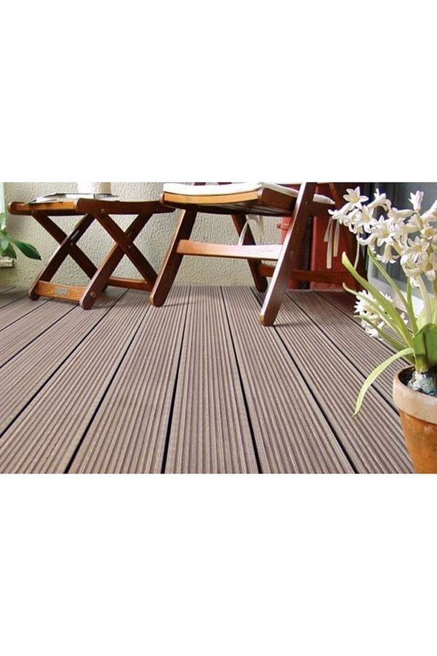 49cm Ahşap Deck Kahverengi Taban Tahtası Lambiri 49 Cm (5 Adet) - 2
