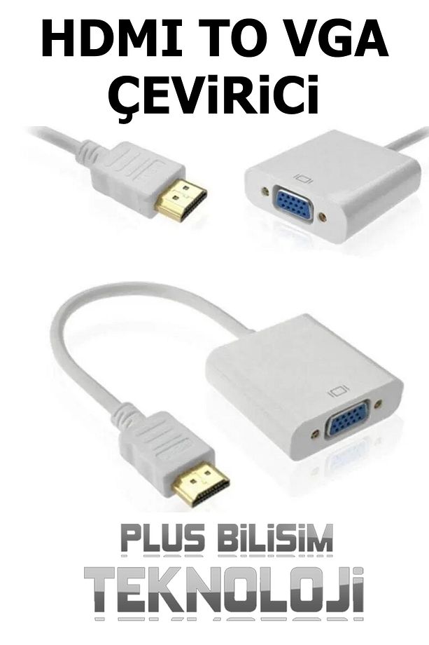 Hdmi To Vga Dönüştürücü Çevirici Oem - 5