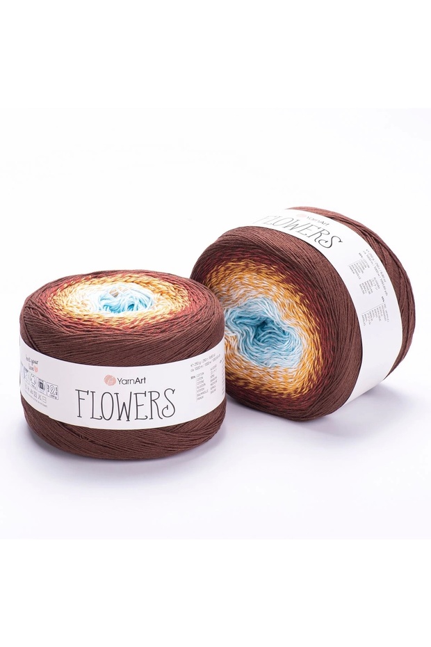 Flowers - Marbled Hand Knitting Yarn -296