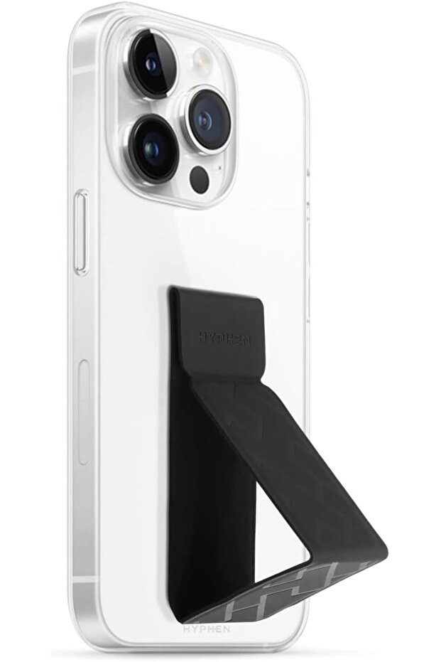 Phone Case Grip Holder and Stand - Black 6.7
