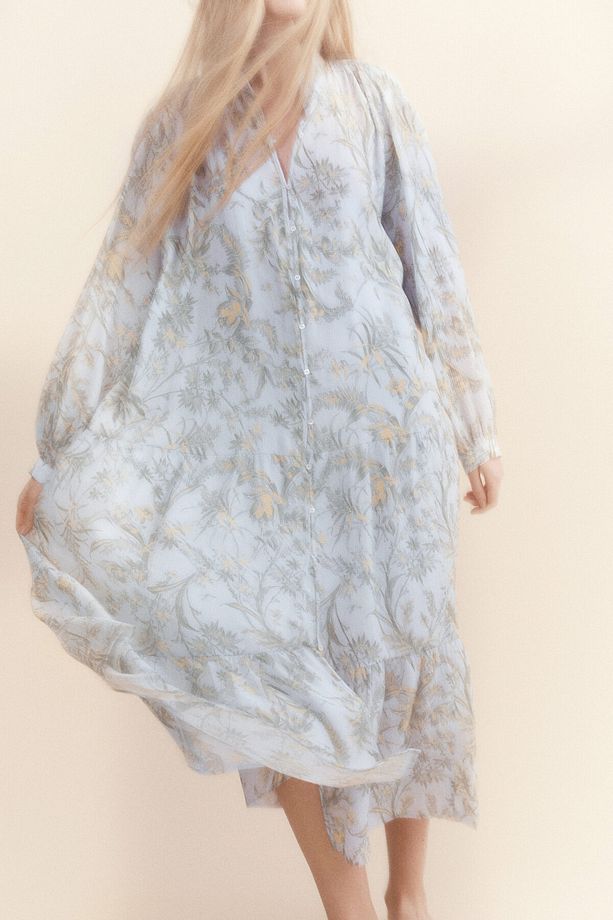 Oversize Krinkle Elbise - 2