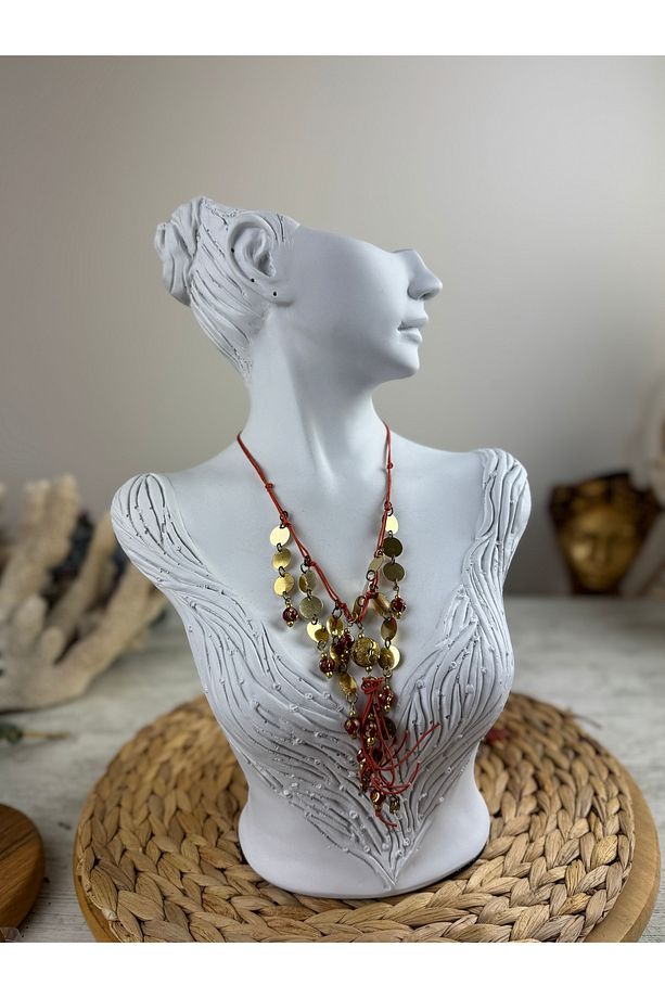 Gold pullu kolye - 1