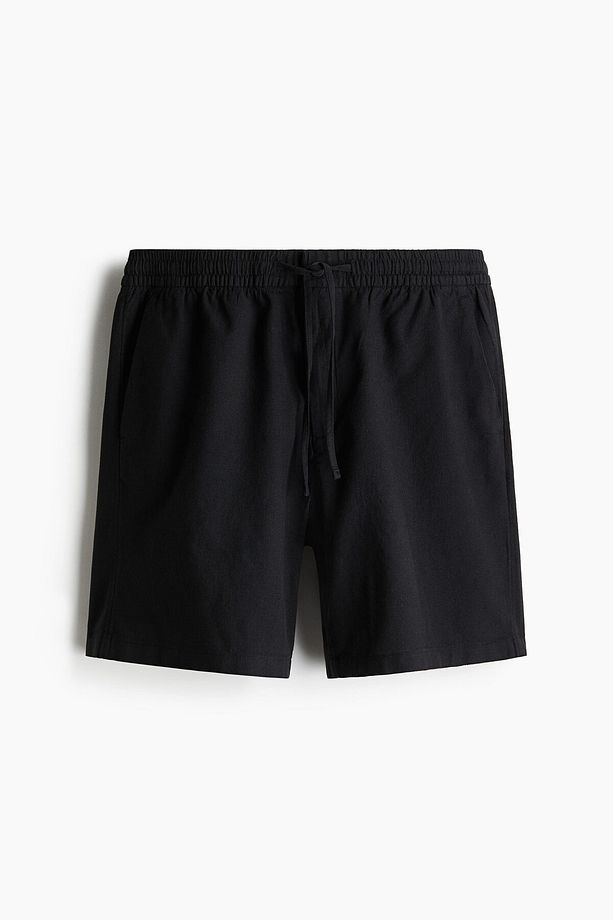 Keten Karışımlı Şort Regular Fit - 2