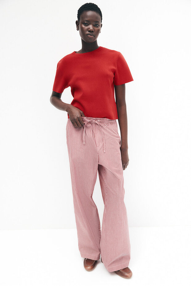 İnce Triko Tişört - 3