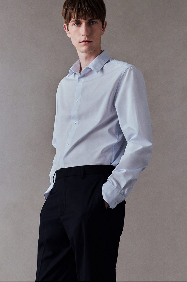 Slim Fit Kolay Ütülenir Gömlek - 1