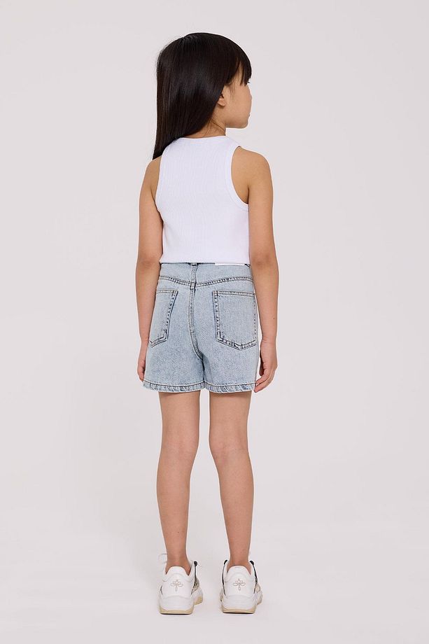 BG Store Kız Çocuk Denim Şort - 5
