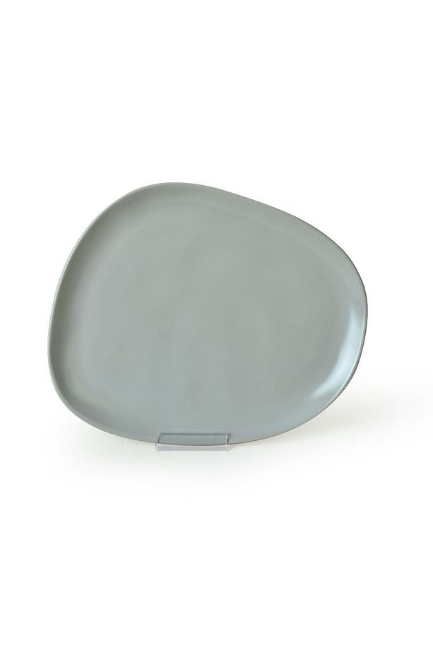 Mat Gri Tetra Servis Tabağı 30 Cm 6 Adet 995 - 5