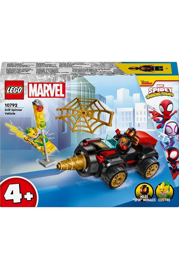 ® | Marvel Döner Burgulu Araç 10792 - 4 Yaş ve Üzeri İçin Yapım Seti (58 Parça) - 3