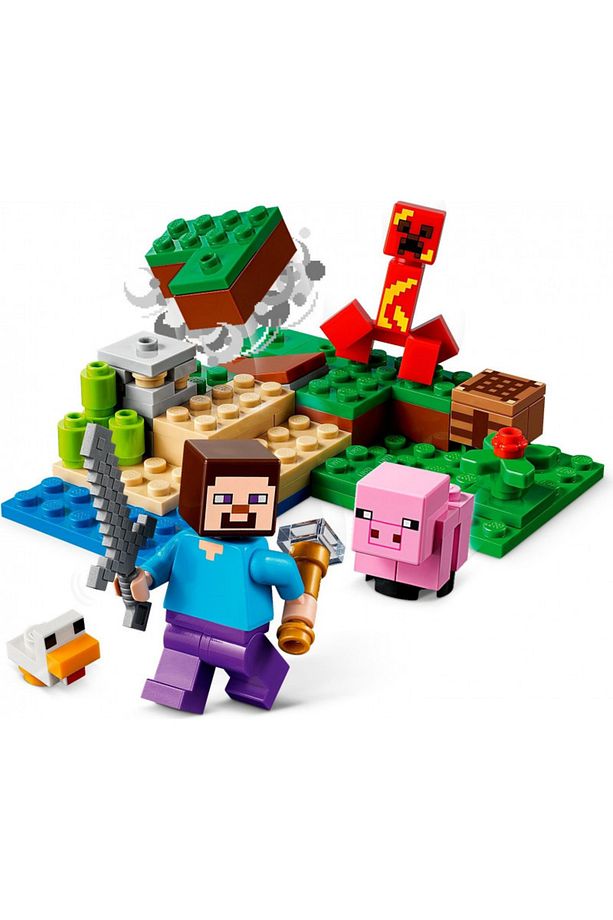 ® Minecraft® Creeper™ Pususu 21177 Yapım Seti (72 Parça) - 5