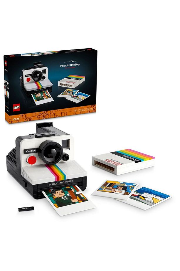 ® Ideas Polaroid OneStep SX-70 Kamera 21345 - 18+ Koleksiyonluk Model Yapım Seti (516 Pr) - 1