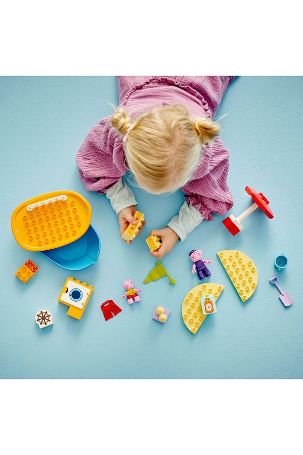 ® DUPLO® Peppa Pig Tekne Gezisi 10432 - 2+ Eğitici Oyuncak Yapım Seti (23 Parça) - 5