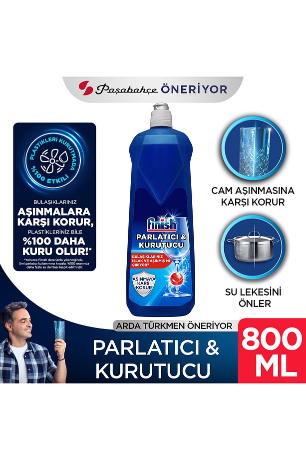 Quantum Infinity Shine 83 Kapsül Bulaşık Makinesi Deterjanı Tableti + Parlatıcı & Kurutucu 800 ml - 3